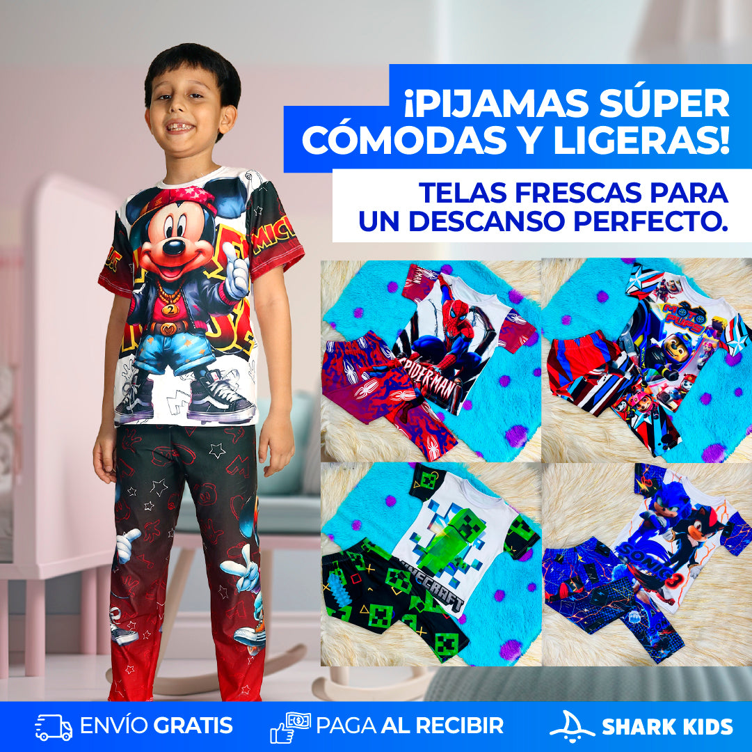 PACK 1 PIJAMA + 1 TRAJE DE BAÑO NIÑO