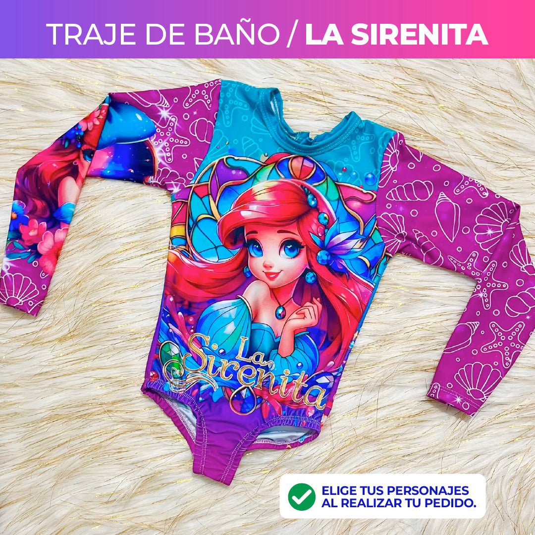 PACK 1 PIJAMA + 1 TRAJE DE BAÑO NIÑA