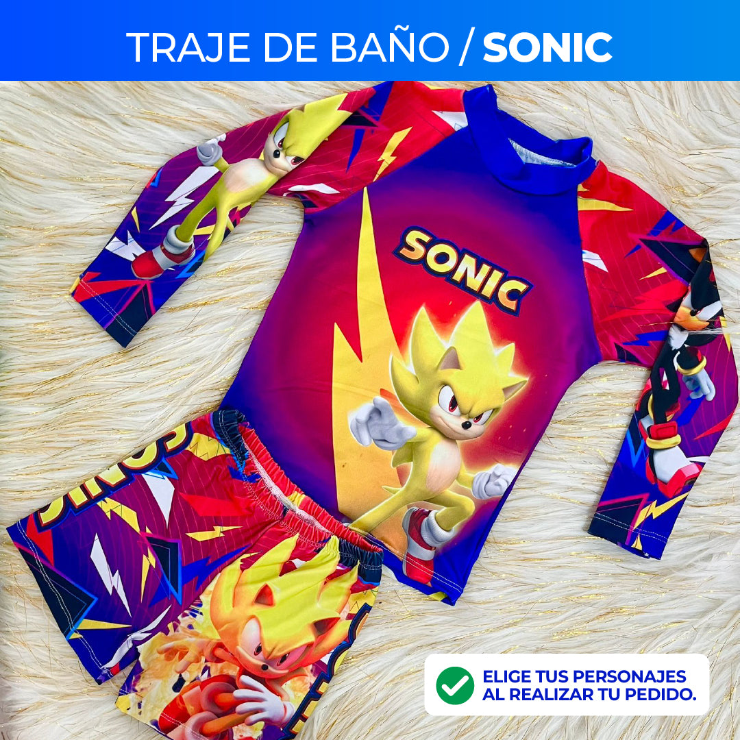 PACK 1 PIJAMA + 1 TRAJE DE BAÑO NIÑO
