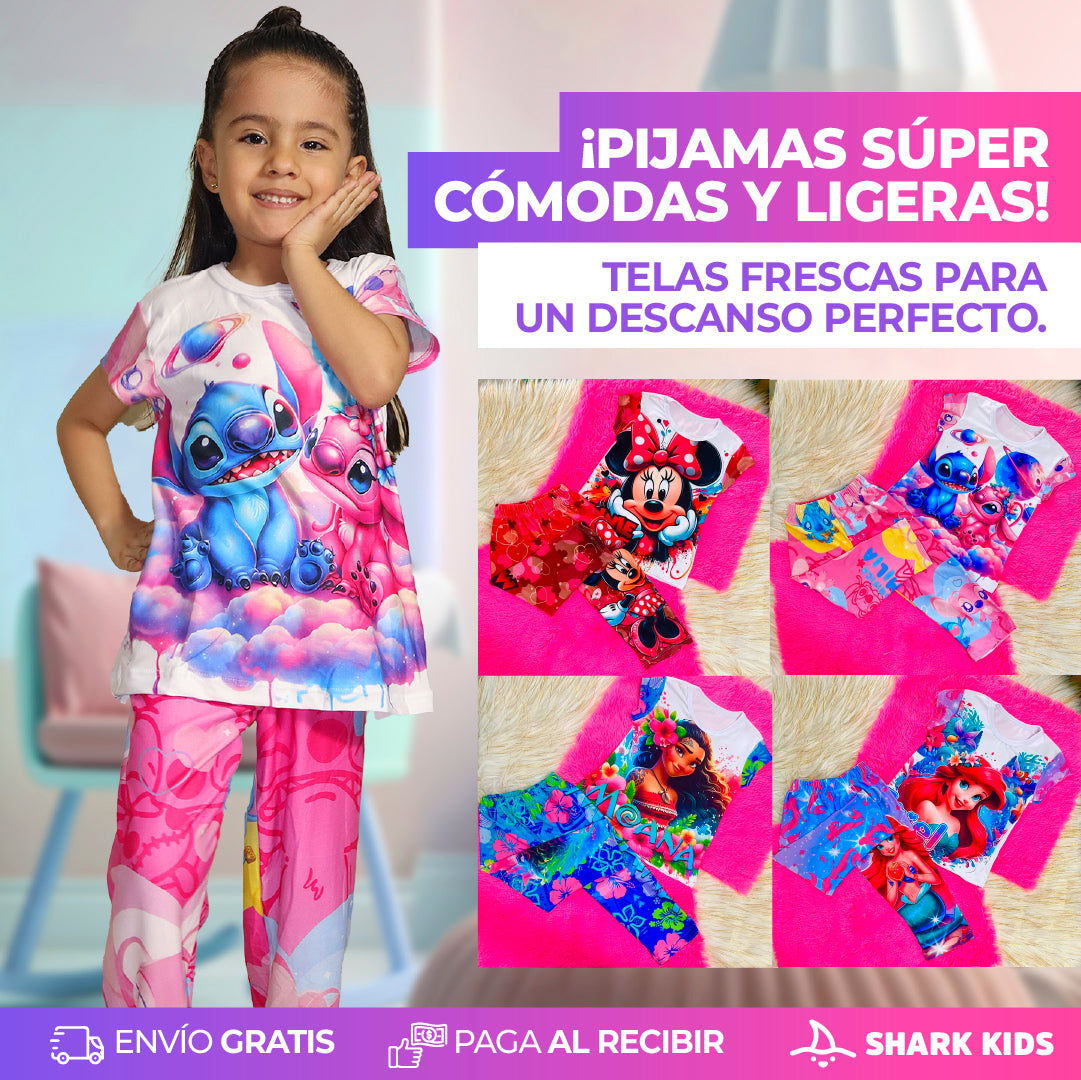 PACK 1 PIJAMA + 1 TRAJE DE BAÑO NIÑA
