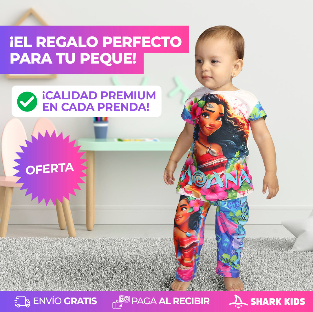 PACK 1 PIJAMA + 1 TRAJE DE BAÑO NIÑA
